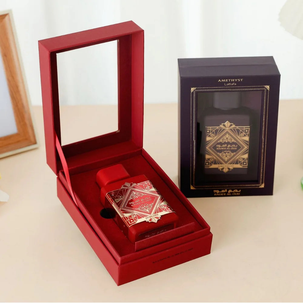 100ml Arabic Luxury Perfume for Men – Oud Badal Wood, Amethyst Agarwood & Sublime Ebony